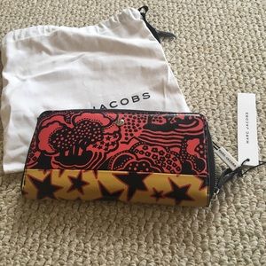 Marc Jacobs Aurora Red Continental Wallet